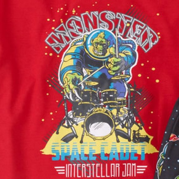 The Children's Place Boys 2PC MONSTER Space Pajama Set Flame Resistant S… - Picture 4 of 7